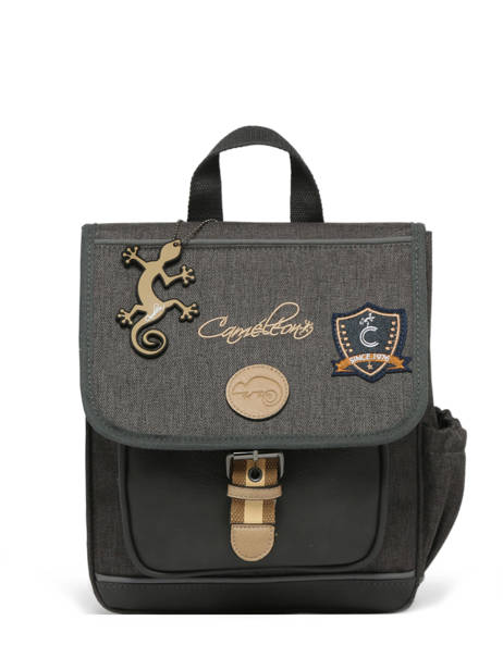 1 Compartment Backpack Cameleon Gray vintage urban SD30 other view 6
