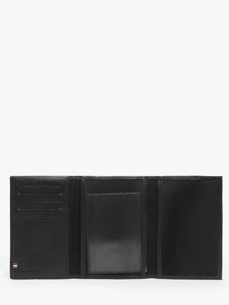 Leather Madras Card Holder Etrier Blue madras EMAD024 other view 2