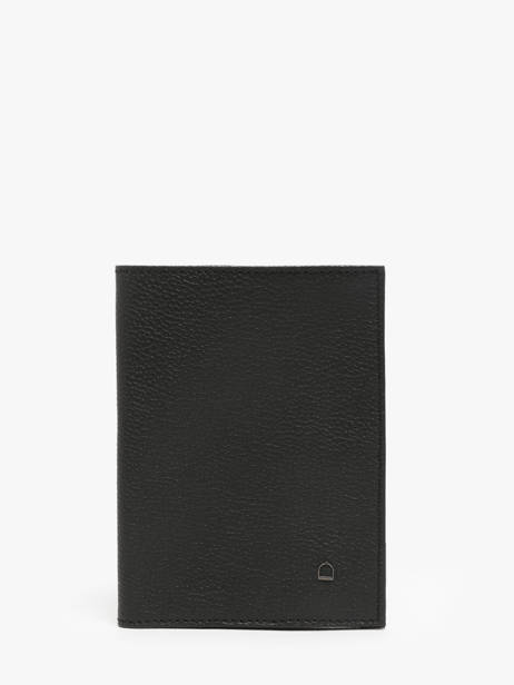 Étui Passeport Madras Cuir Etrier Noir madras EMAD025