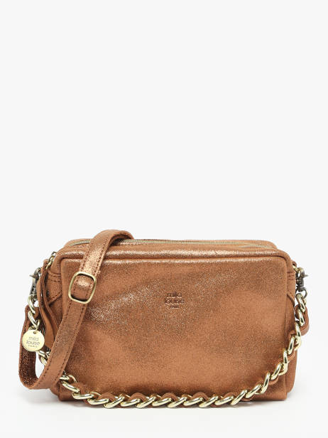 Crossbody Bag Vintage Leather Mila louise Brown vintage 23673X