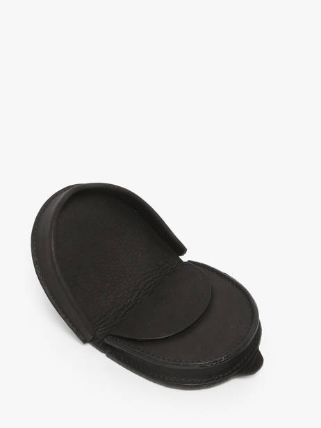 Porte-monnaie Oil Cuir Etrier Noir oil EOIL044 vue secondaire 1