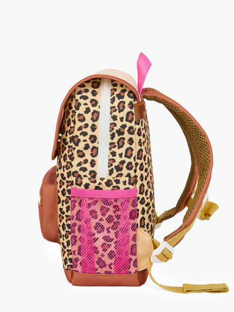 Backpack Hello hossy Multicolor cool kids S6 other view 2