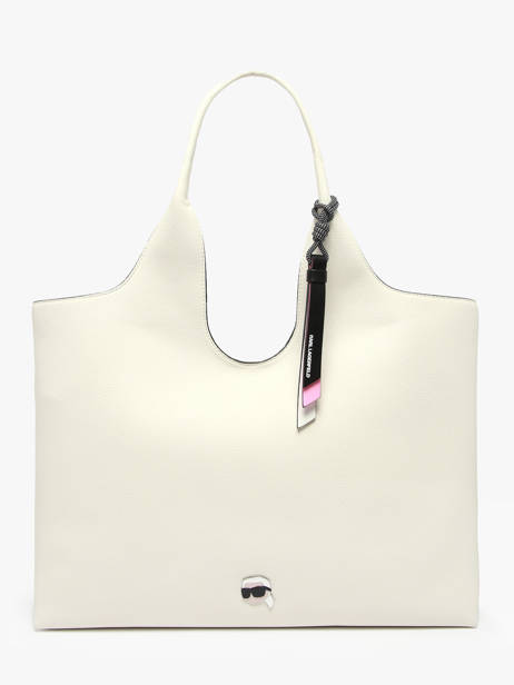 Sac Porté épaule K Ikon Polyurethane Karl lagerfeld Blanc k ikon A3W30096