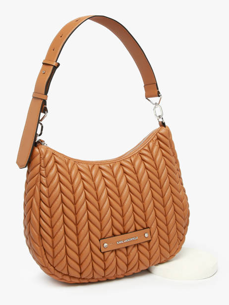 Shoulder Bag K Weave Polyurethane Karl lagerfeld Brown k weave A3W30147 other view 1