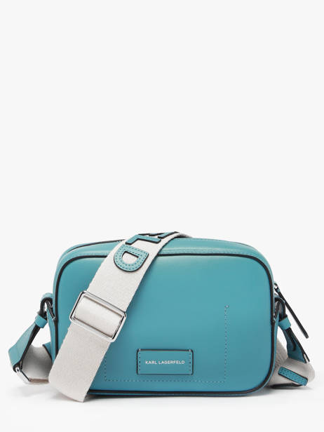 Shoulder Bag K Circle Leather Karl lagerfeld Blue k circle A3W30310 other view 3