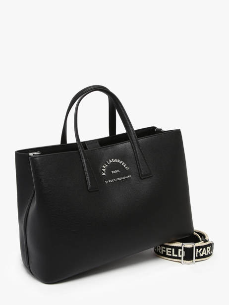 Handbag Rsg Polyurethane Karl lagerfeld Black rsg A3W30315 other view 1