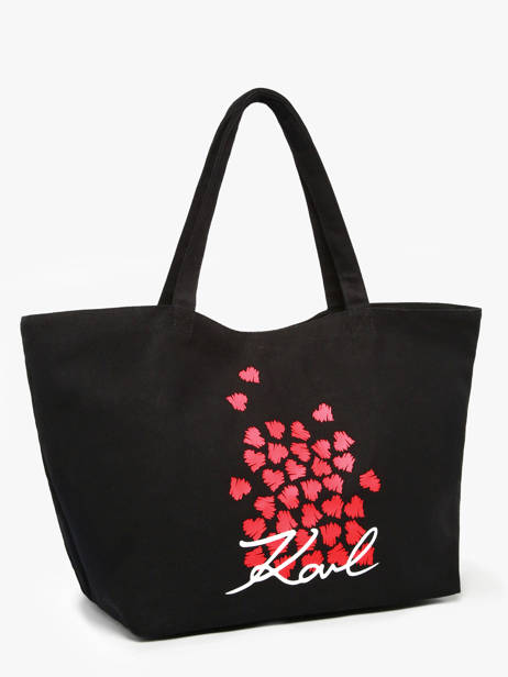 Shoulder Bag K Signature Cotton Karl lagerfeld Black k signature A3W50111 other view 1