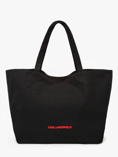 Shoulder Bag K Signature Cotton Karl lagerfeld Black k signature A3W50111 other view 3