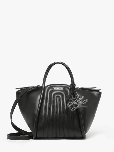 Handbag K Wellen Karl lagerfeld Black k wellen A3W30260