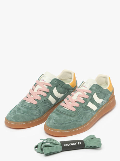 Sneakers In Leather Coolway Green men 8663458 other view 1