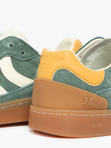 Sneakers In Leather Coolway Green men 8663458 other view 2