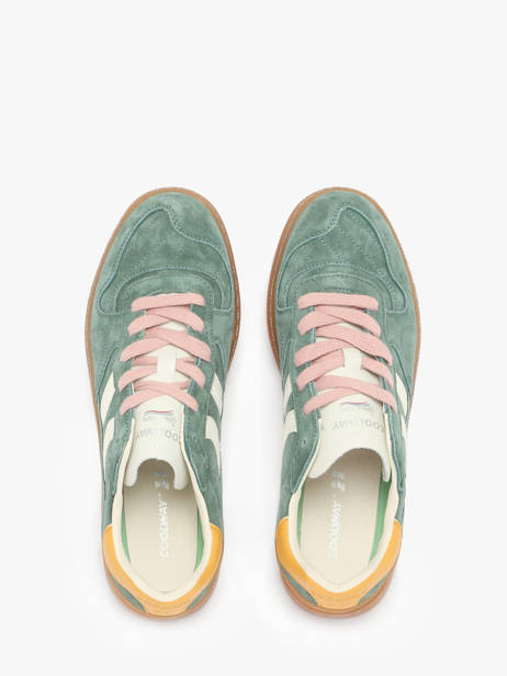 Sneakers In Leather Coolway Green men 8663458 other view 3