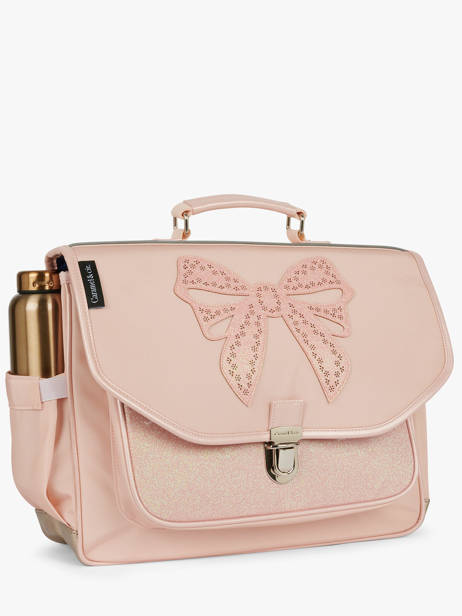 Cartable 2 Compartiments Caramel et cie Rose boheme FI vue secondaire 2