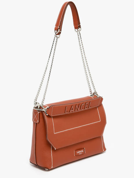Shoulder Bag Ninon Leather Lancel Red ninon A13782 other view 1