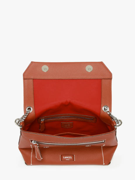 Shoulder Bag Ninon Leather Lancel Red ninon A13782 other view 2