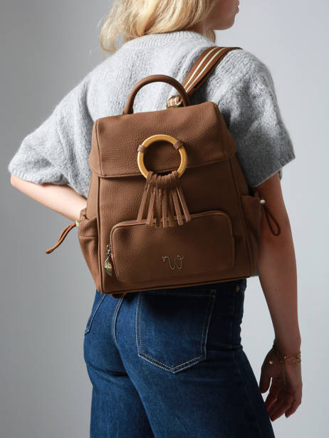 Sac à Dos Camomille Woomen Marron camomille WCAO02 vue secondaire 1