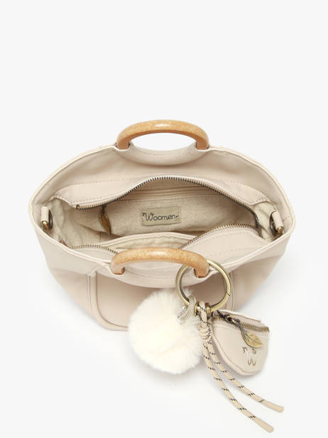 Sac Bandoulière S Crocus Woomen Beige crocus WCRO33 vue secondaire 3