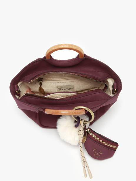 Sac Bandoulière S Crocus Woomen Violet crocus WCRO33 vue secondaire 3