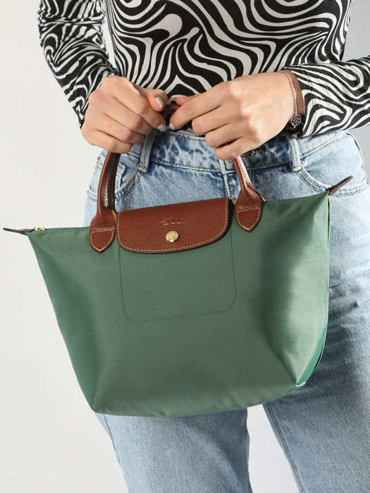 Longchamp Le pliage original Sacs porté main Vert