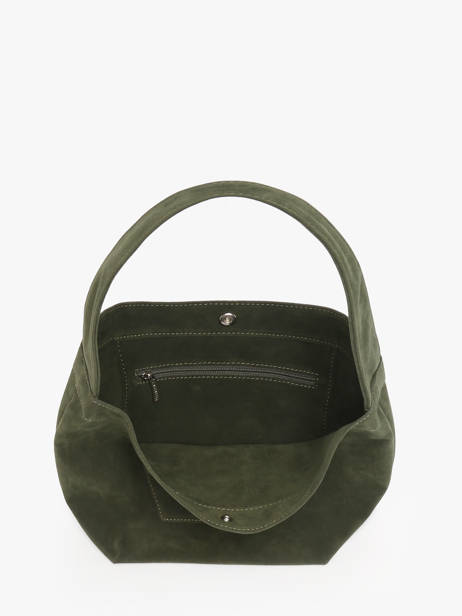 Sac Porté épaule Suedine Kba Polyester Lancaster Vert suedine kba 60 vue secondaire 3