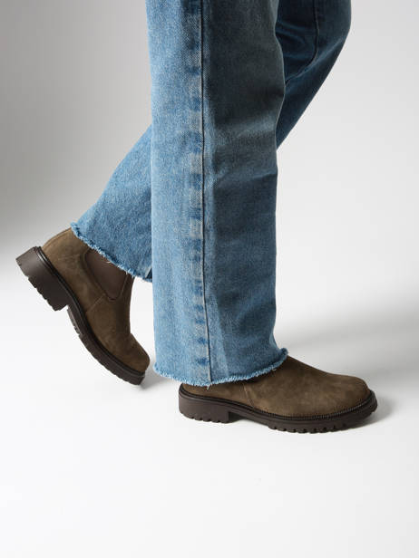 Chelsea Boots In Leather Tamaris Green accessoires 41 other view 1
