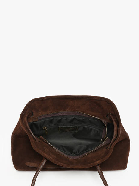 Sac Porté épaule Velvet Cuir Milano Marron velvet VE260610 vue secondaire 3
