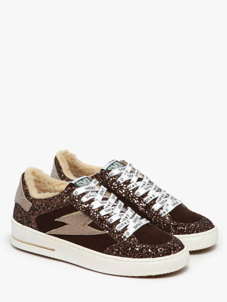 Sneakers Noubar In Leather Semerdjian Brown women NOUBAR other view 1