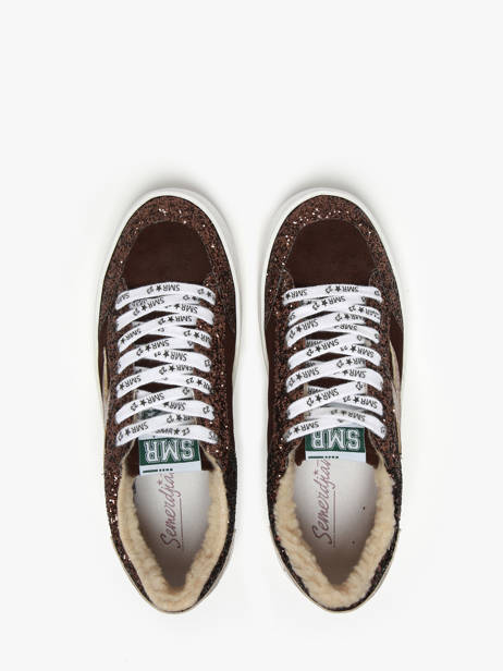 Sneakers Noubar In Leather Semerdjian Brown women NOUBAR other view 3