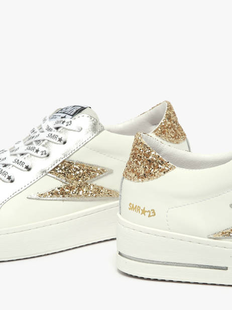 Sneakers Maya In Leather Semerdjian White women MAYA other view 2