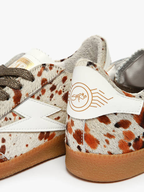 Sneakers Aslan In Leather Semerdjian Multicolor women ASLAN other view 2