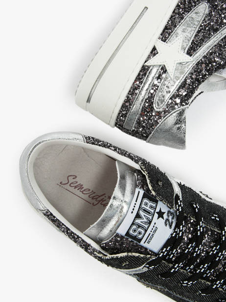 Sneakers Vana In Leather Semerdjian Black women VANA other view 2