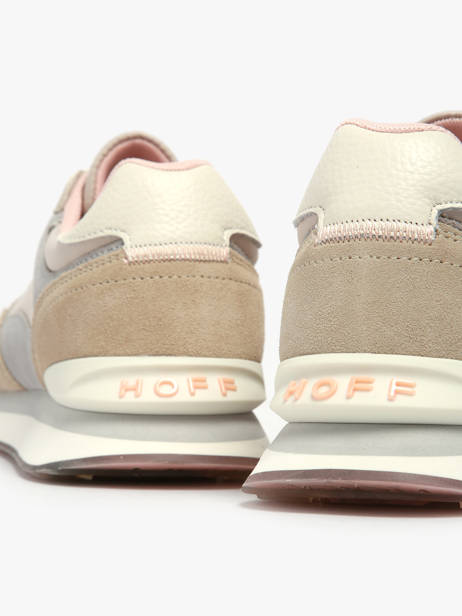 Sneakers City Antibes In Leather Hoff Beige women 12402001 other view 2