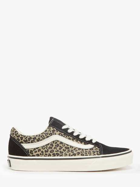 Sneakers Old Skool In Leather Vans Black women D6WYY61