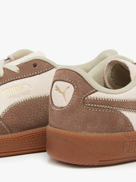 Sneakers Palermo Wine Club In Leather Puma Brown women 40334901 other view 2