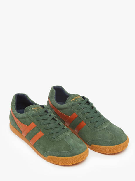 Sneakers Harrier In Leather Gola Green men CMA192 other view 1