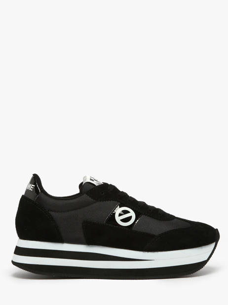 Platform Sneakers Flex M Jogger In Leather No name Black women IMN60415