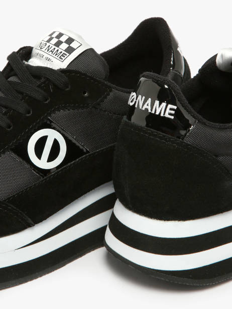 Platform Sneakers Flex M Jogger In Leather No name Black women IMN60415 other view 2