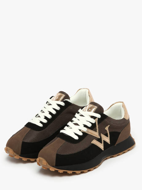 Sneakers Pia Vanessa wu Black women BK2623NR other view 1