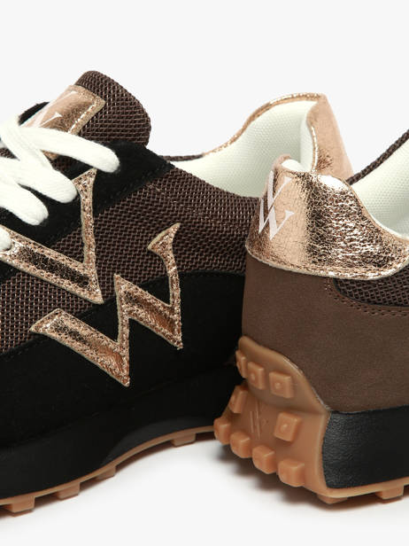 Sneakers Pia Vanessa wu Black women BK2623NR other view 2