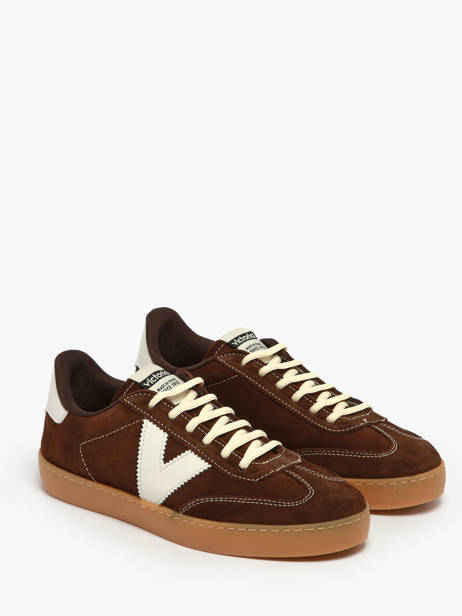 Sneakers Berlin In Leather Victoria Brown women 1126218 other view 1