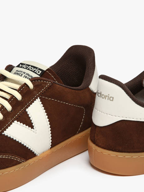 Sneakers Berlin In Leather Victoria Brown women 1126218 other view 2