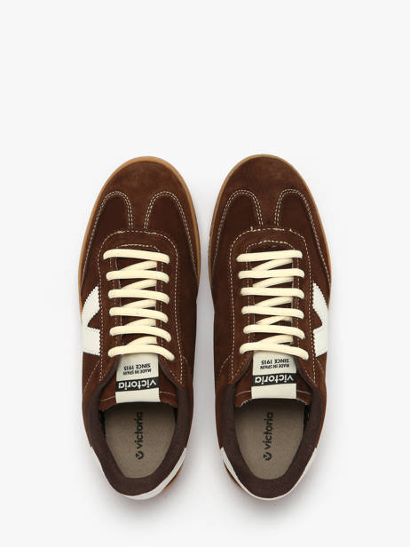 Sneakers Berlin In Leather Victoria Brown women 1126218 other view 3