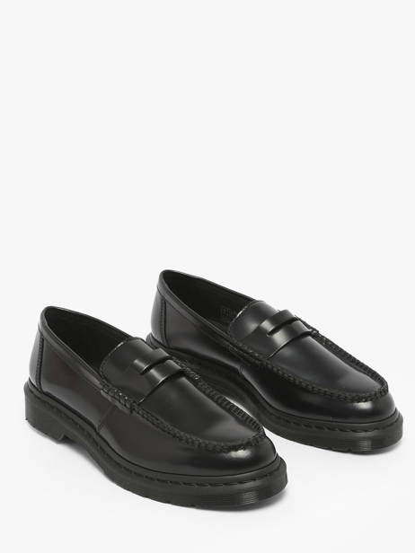 Moccasins Penton 84 In Leather Dr martens Black men 25015001 other view 1
