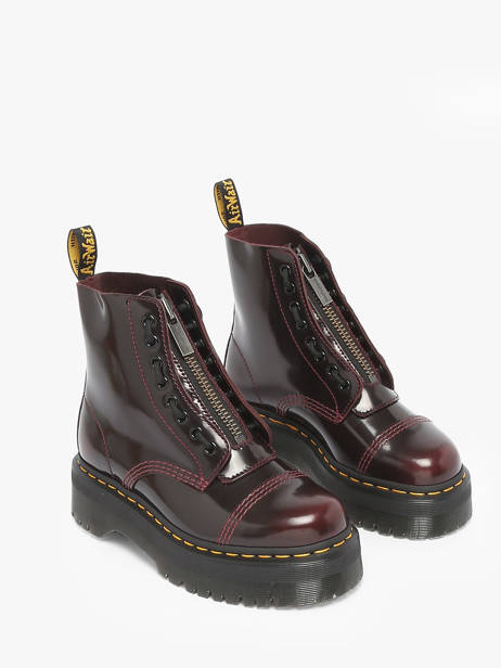 Boots Sinclair In Leather Dr martens Red women 25233600 other view 1