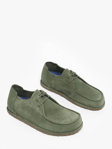 Derby Shoes Utti In Leather Birkenstock Green men 1030109 other view 1