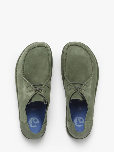 Derby Shoes Utti In Leather Birkenstock Green men 1030109 other view 3