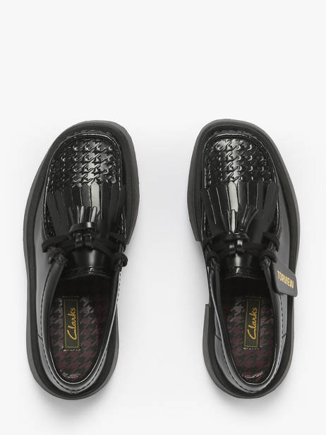 Derby Shoes Torview In Leather Clarks Black women 26184943 other view 3