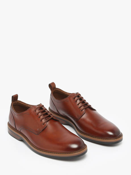 Derby Shoes Aldwin Lace In Leather Clarks Brown men 26183252 other view 1