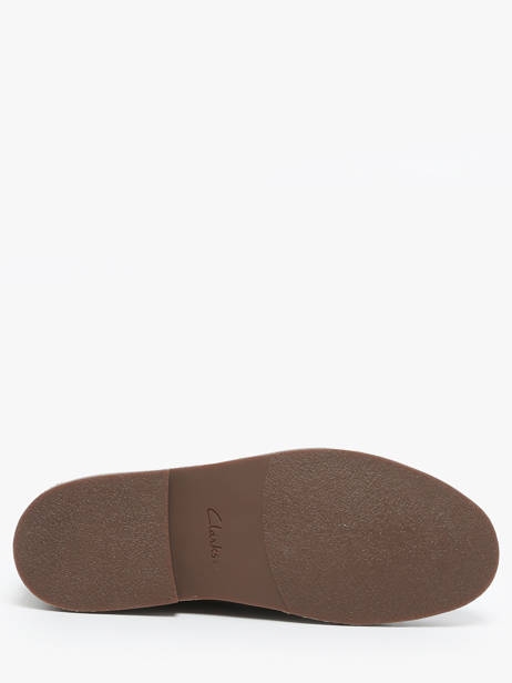 Boots Desert In Leather Clarks Green men 26183838 other view 4