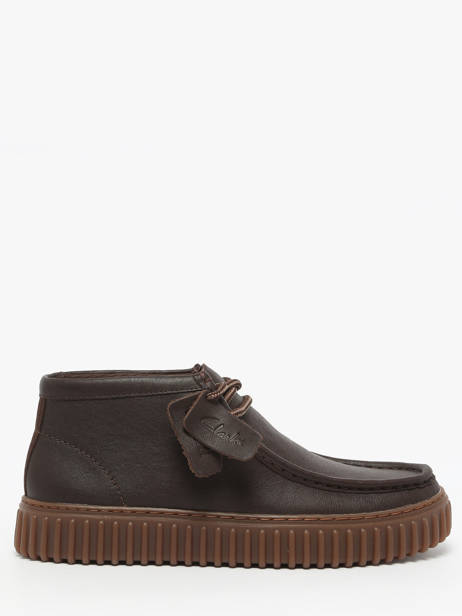 Ankle Derby Shoes Torhill In Leather Clarks Brown men 26183425
